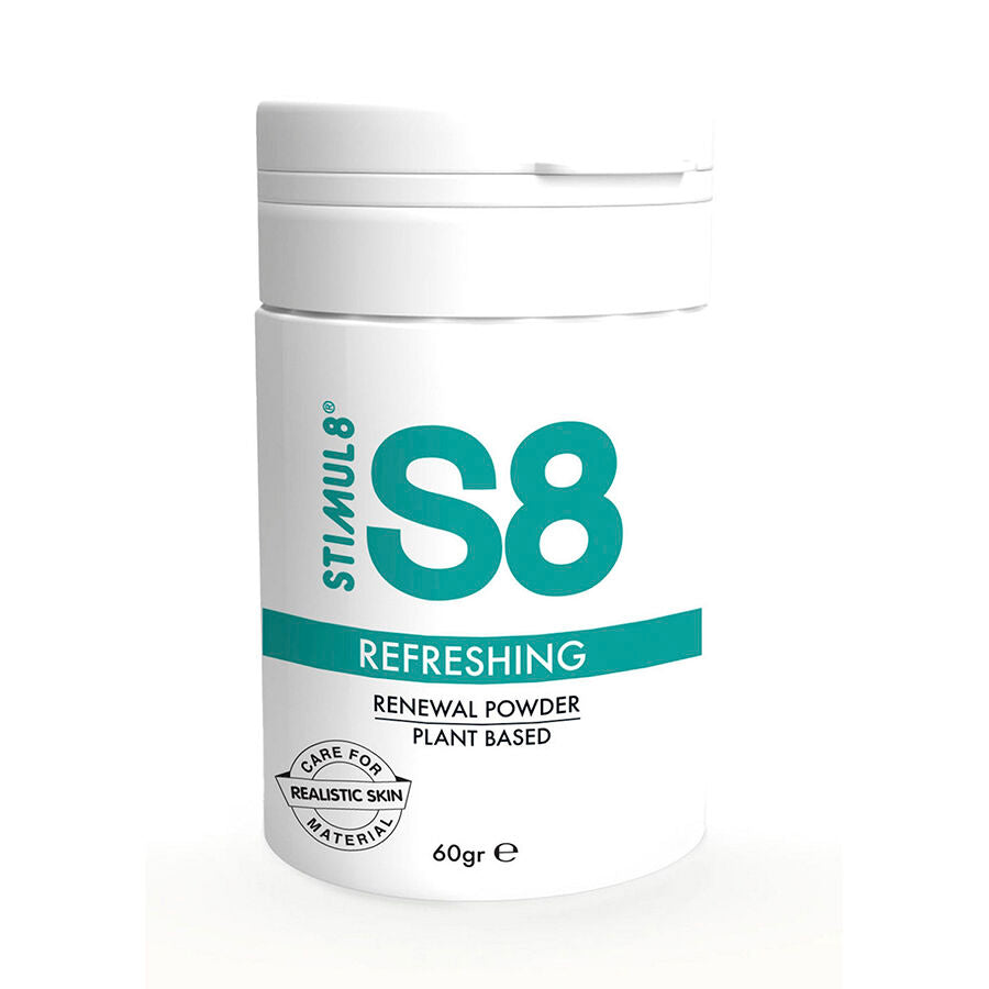 STIMUL8 – S8 POUDRE RAFRAÎCHISSANTE NATURELLE RENOUVELANTE 60 GR