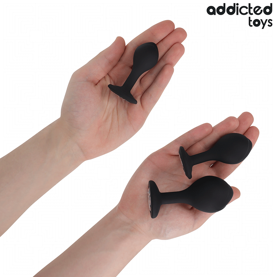 ADDICTED TOYS – 3er-Set Analplug mit Juwel