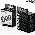 ADDICTED TOYS – SET DI ANELLI PIATTI IN SILICONE