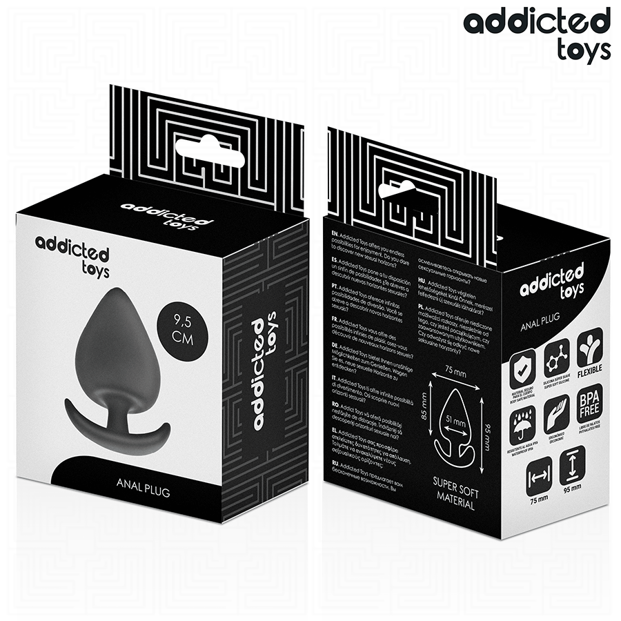 ADDICTED TOYS – TAPPO ANALE TAGLIA XL 9.5 CM