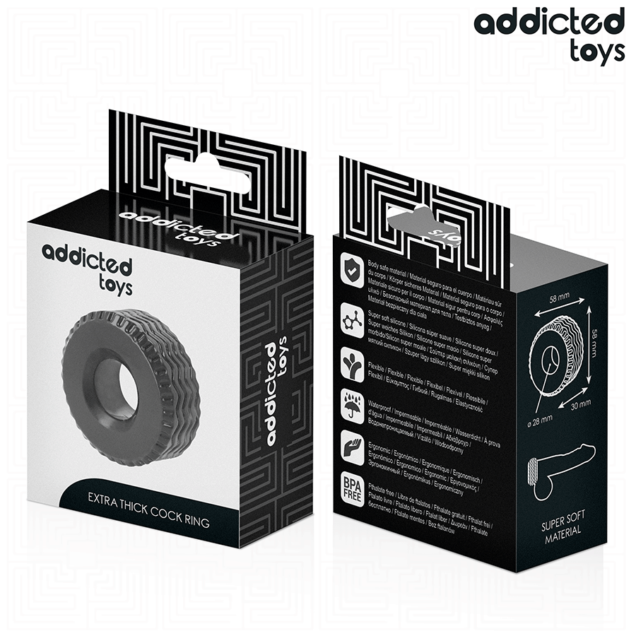 ADDICTED TOYS – ANELLO PER IL PENE EXTRA SPESSO