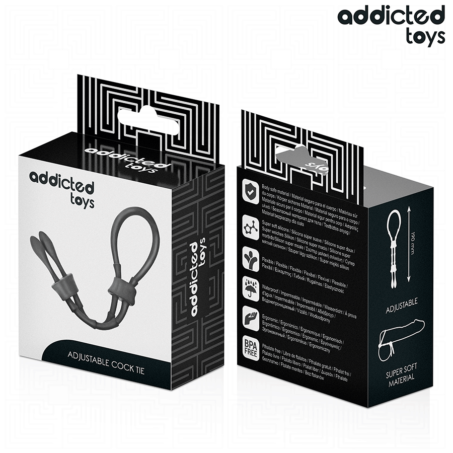 ADDICTED TOYS – Verstellbares Silikonseil für den Penis