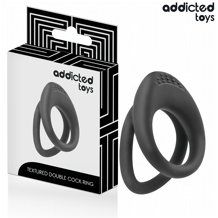 ADDICTED TOYS – Doppelt strukturierter Penisring