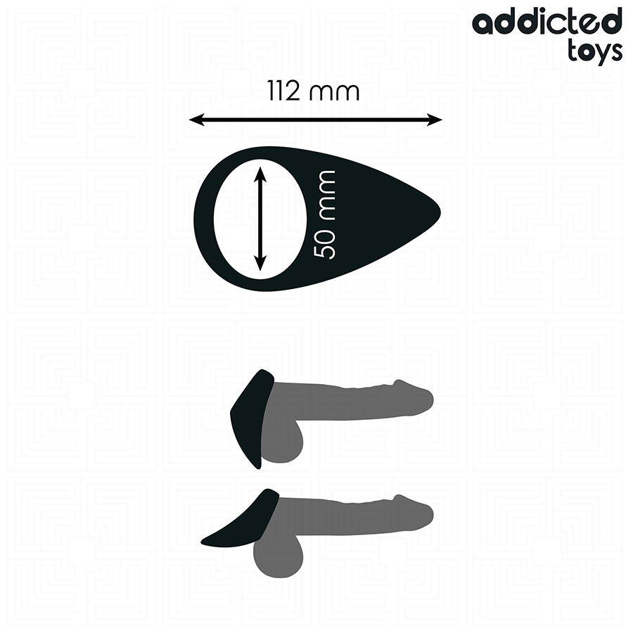 ADDICTED TOYS – TEAR SHAPED PENIS RING