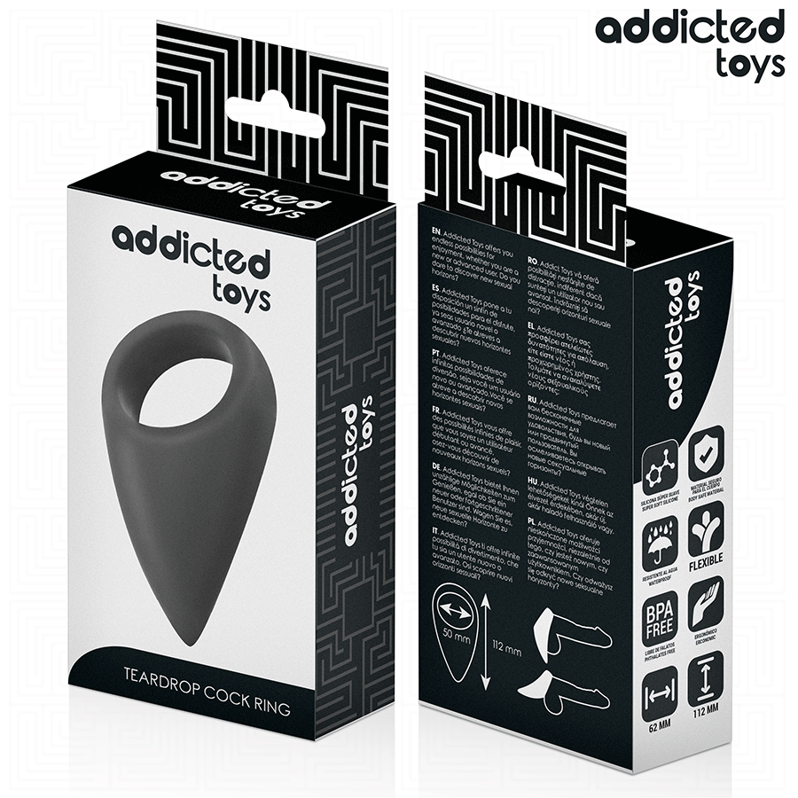 ADDICTED TOYS – TEAR SHAPED PENIS RING