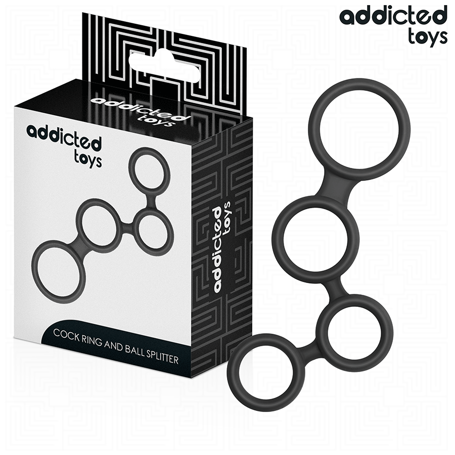 ADDICTED TOYS – Penisring mit Hodenteilern