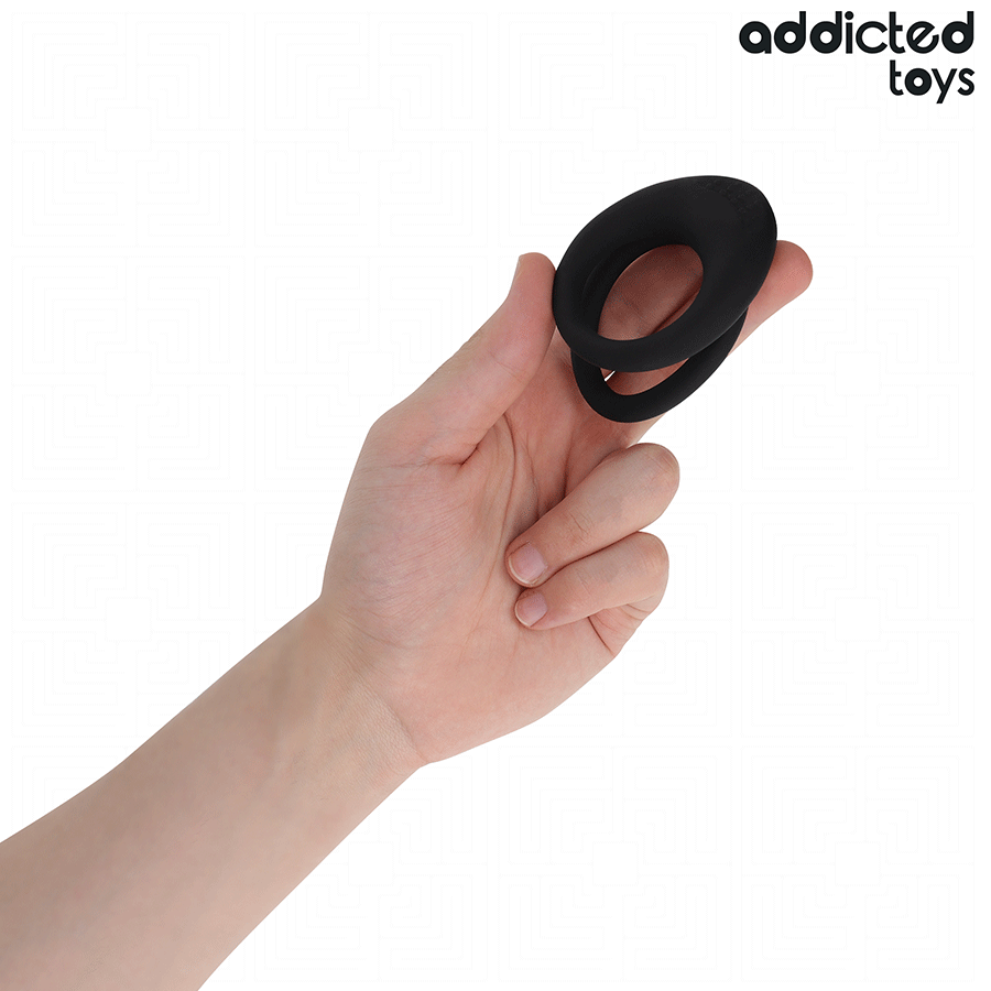 ADDICTED TOYS – Doppelt strukturierter Penisring