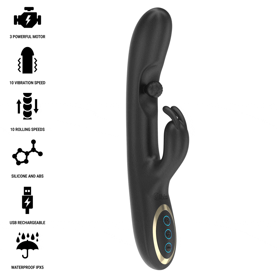 Ibiza – Rabbit vibrator with rolling bead