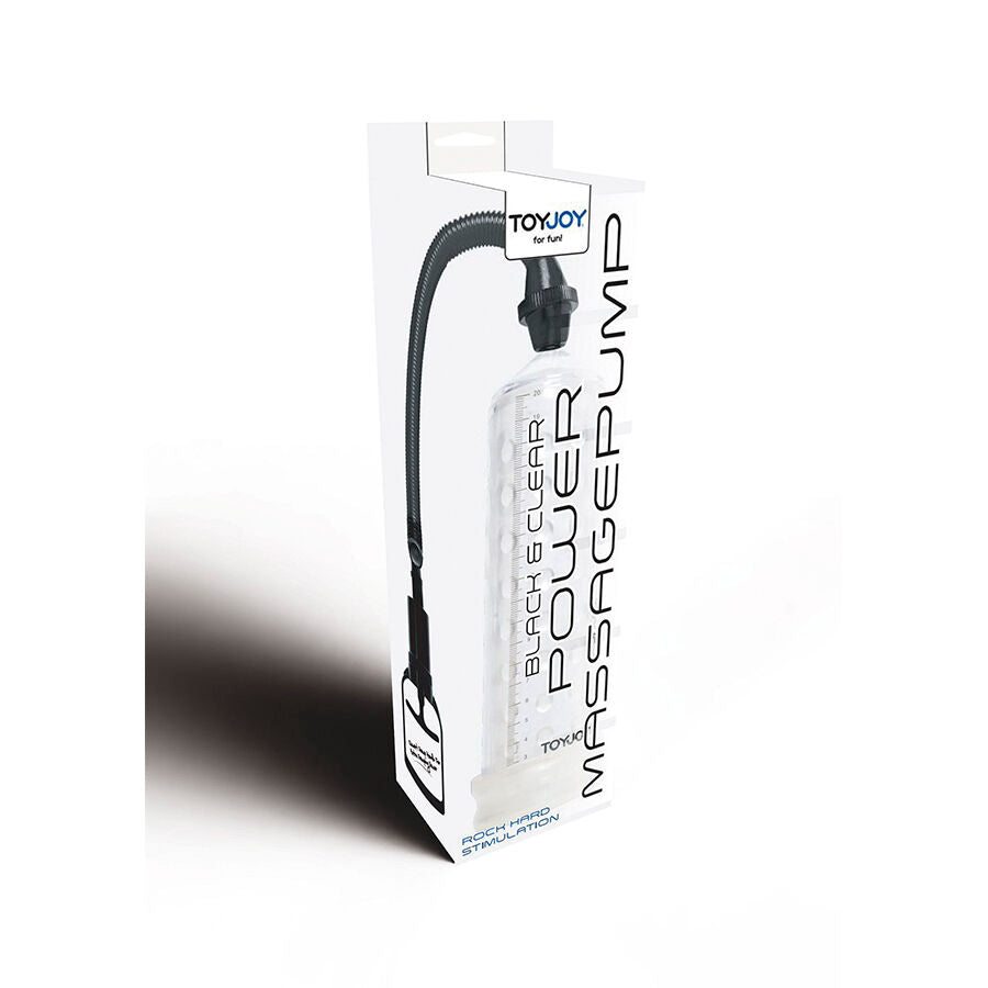 TOYJOY – POWERFUL MASSAGE PUMP WITH TRANSPARENT SLEEVE