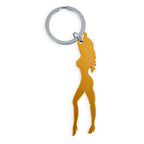 DIABLO PICANTE – Schlüsselanhänger, weibliche Silhouette mit Bieröffner