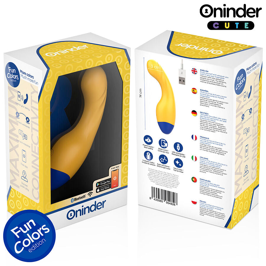 ONINDER CUTE – VIBRATORE PUNTO G LOVE BUDDY MASTER – APP GRATUITA IN TUTTO IL MONDO