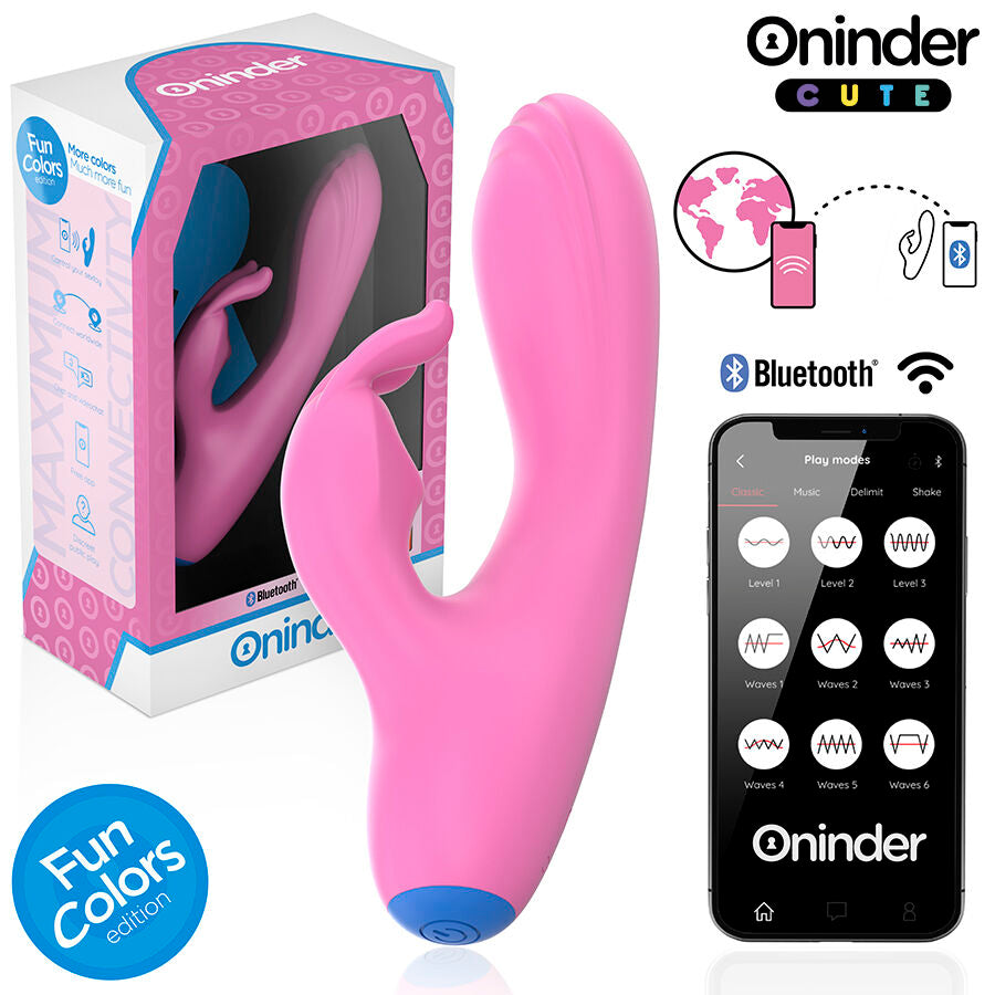 ONINDER CUTE – LOVE BUNNY VIBRATOR G-SPOT CLITORIS – FREE WORLDWIDE APP