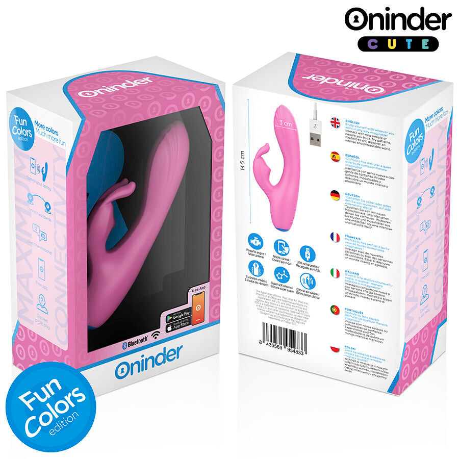 ONINDER CUTE – LOVE BUNNY VIBRATEUR POINT G CLITORIS – APPLICATION GRATUITE MONDIALE