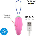 ONINDER CUTE – LOVE PLEASURE 360° VIBRATING-ROTATING SILICONE EGG – FREE GLOBAL APP
