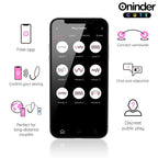 ONINDER CUTE – LOVE PLEASURE 360° VIBRATING-ROTATING SILICONE EGG – FREE GLOBAL APP