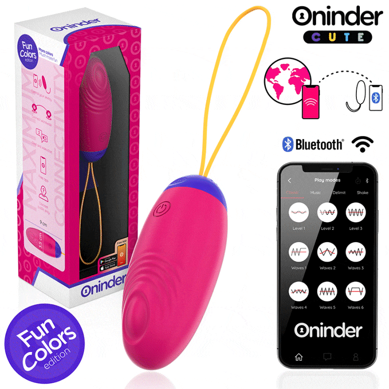 Oninder Cute – Vibrations-Ei mit Klopf-Funktion und App-Steuerung