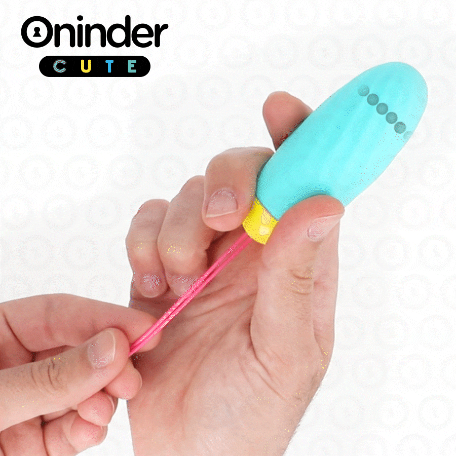 ONINDER CUTE – LOVE PLEASURE VIBRATING EGG – ROTATING SILICONE GEMS – FREE GLOBAL APP