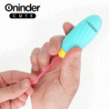 ONINDER CUTE – LOVE PLEASURE VIBRATING EGG – ROTATING SILICONE GEMS – FREE GLOBAL APP