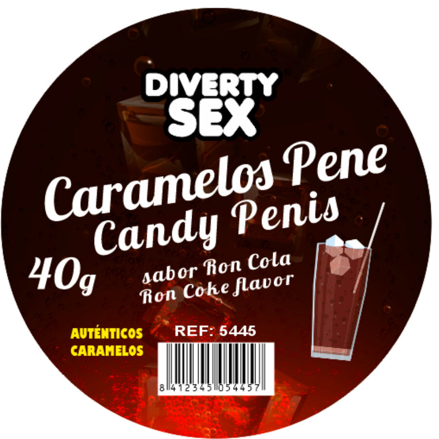 DIABLO PICANTE – 20 BONBONS AU PÉNIS SAVEUR RON COLA