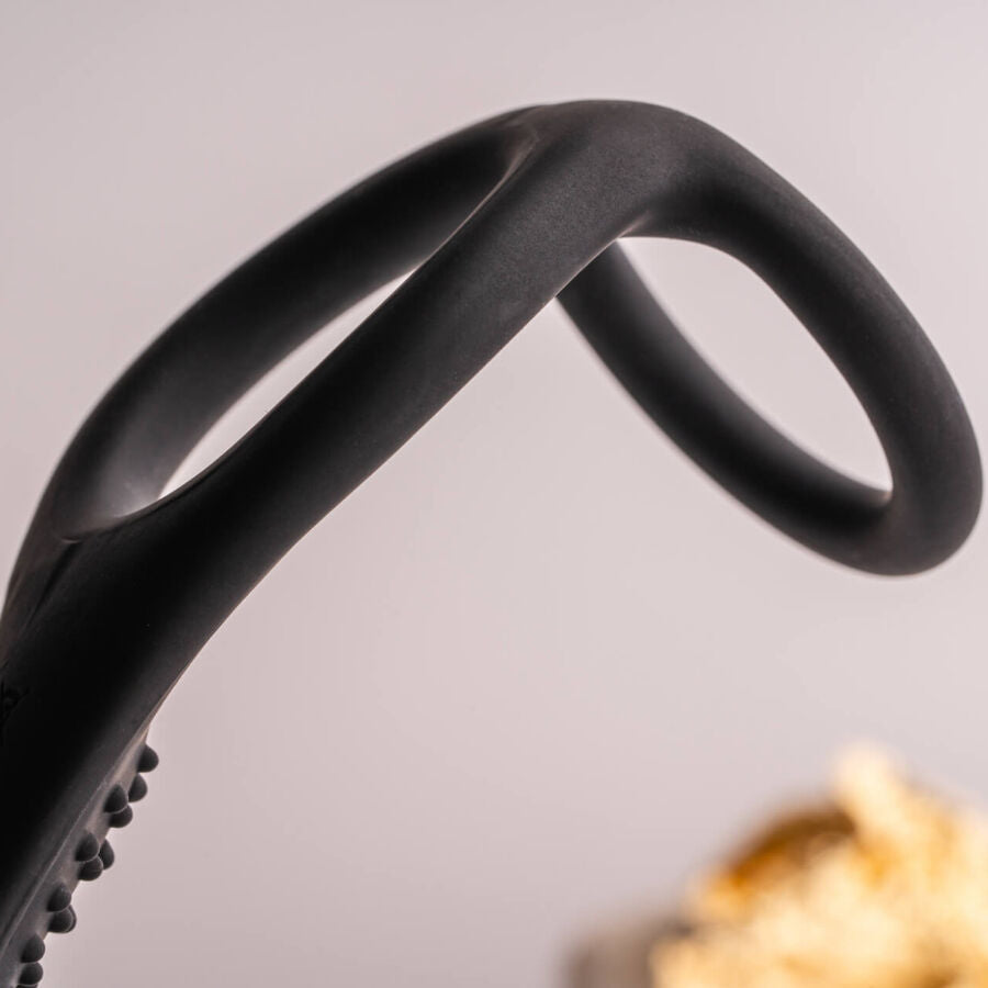 Rocks-Off Ro-Zen Pro – Analplug mit vibrierendem Penisring, Schwarz