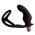 Rocks-Off Ro-Zen Pro – Analplug mit vibrierendem Penisring, Schwarz