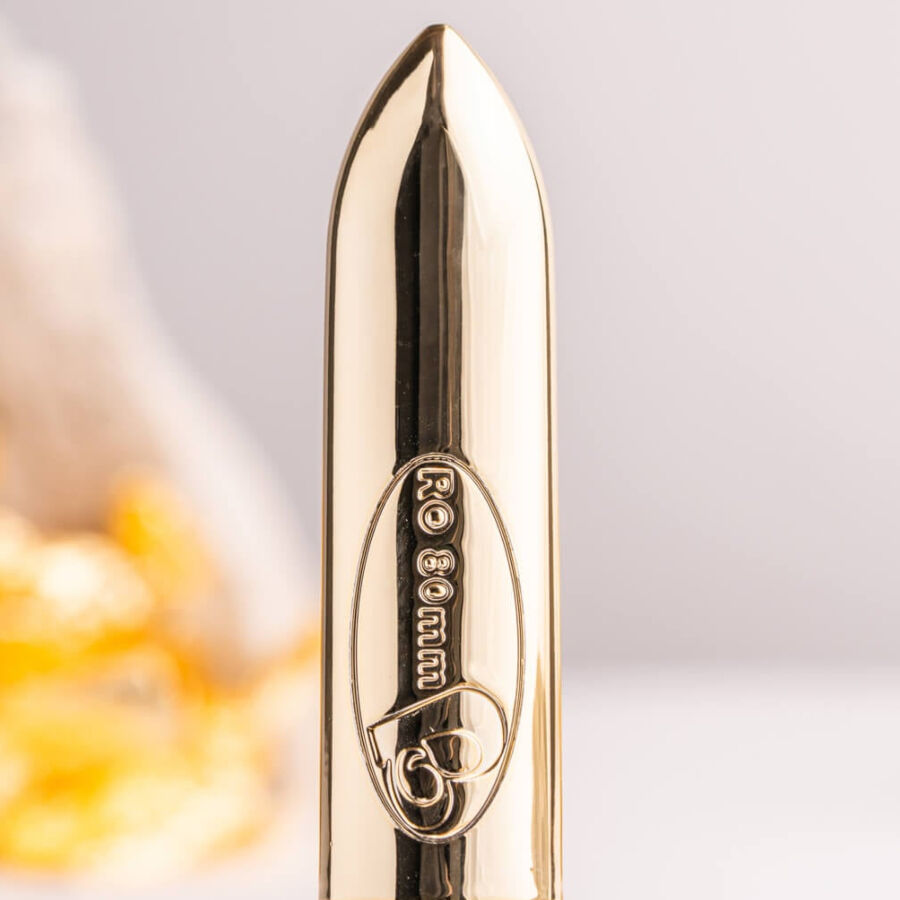 Rocks-Off RO-80 Champagne – Vibrierende Kugel, Golden