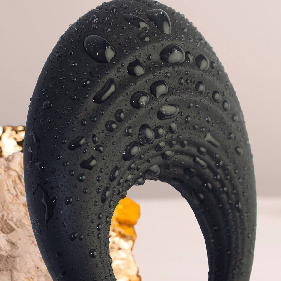 ROCKS-OFF – ANELLO VIBRANTE PER PENE SPIRE NERO