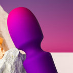 Rocks-Off Glo-Girl Wand Mini – Stabvibrator, Lila