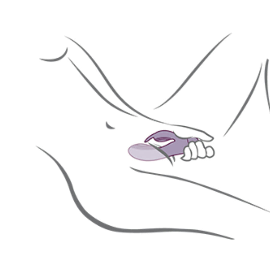 ROCKS- OFF – GLO- GIRL PURPLE RABBIT VIBRATOR
