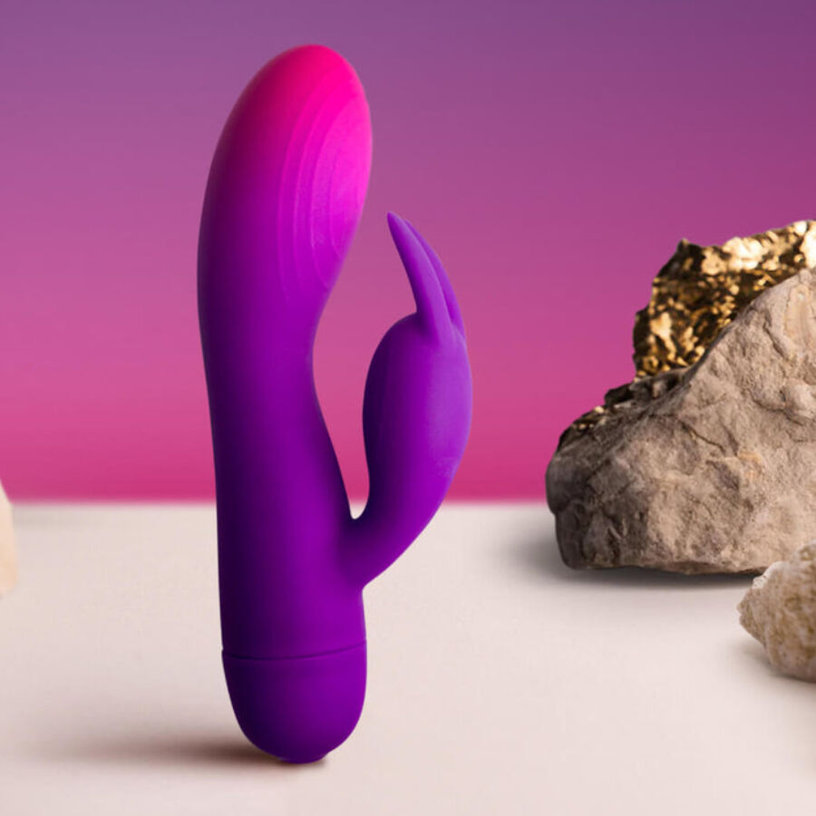 ROCKS- OFF – GLO- GIRL PURPLE RABBIT VIBRATOR
