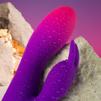 ROCKS- OFF – GLO- GIRL PURPLE RABBIT VIBRATOR