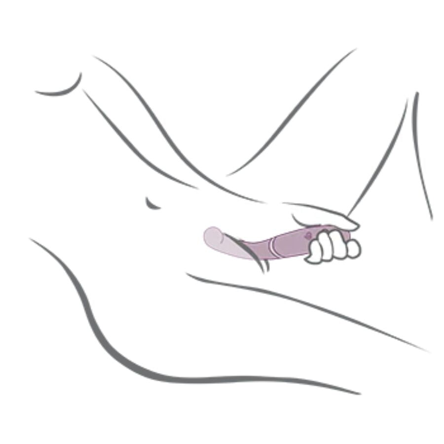ROCKS-OFF – GEMINI DUAL VIBRATOR G-SPOT CLITORIS STIMULATOR PURPLE