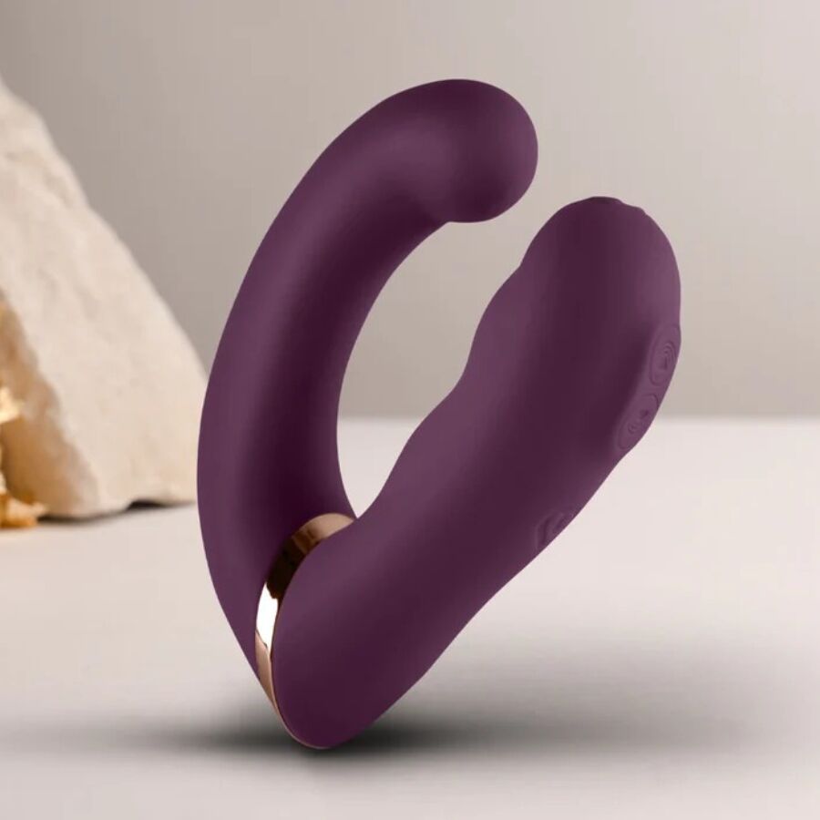 ROCKS-OFF – GEMINI DUAL VIBRATOR G-SPOT CLITORIS STIMULATOR PURPLE