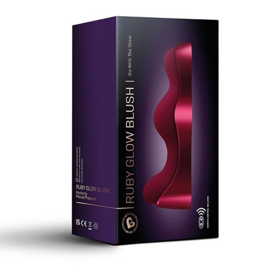 ROCKS-OFF – VIBRATORE PER PUNTO G ROSSO RUBY GLOW