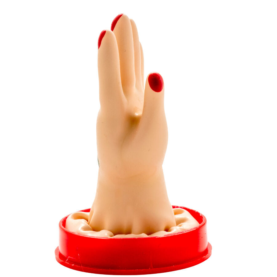 CONDOMERIE – HANDPAINTED NOVELTY CONDOMS HAND MODEL 1