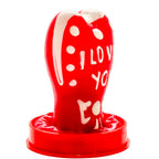 CONDOMERIE – Handbemaltes Neuheitskondom Herz „Ich liebe dich“