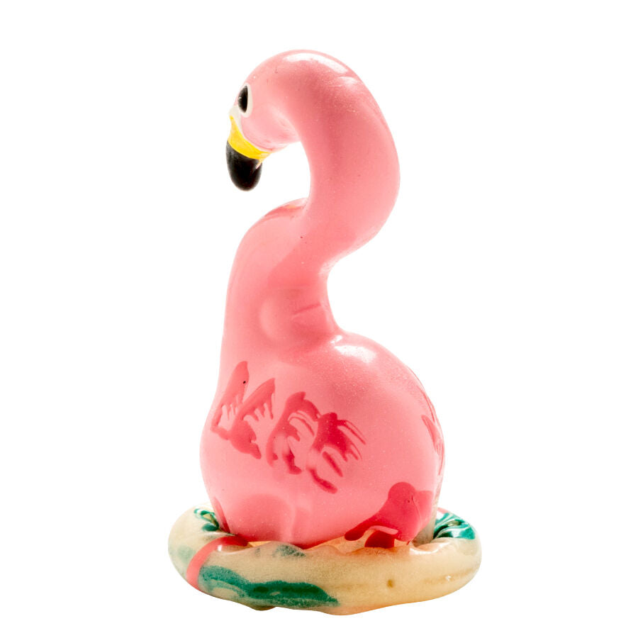 CONDOMERIE – Handbemaltes Neuheitskondom Flamingo Pink
