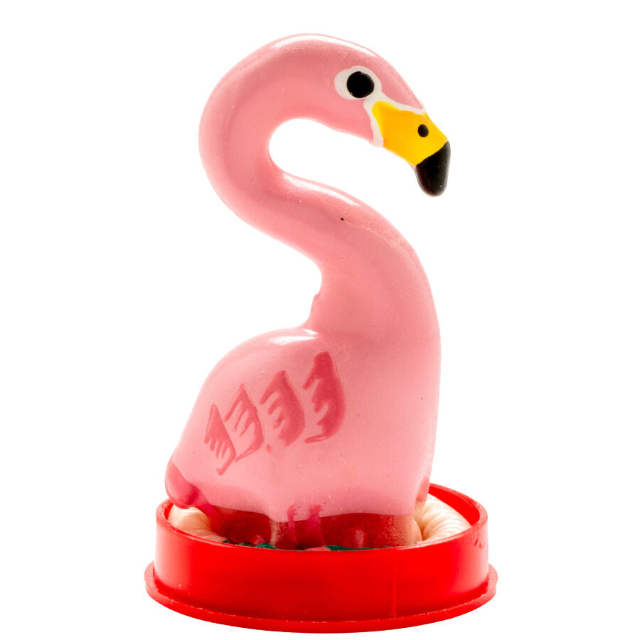 CONDOMERIE – Handbemaltes Neuheitskondom Flamingo Pink