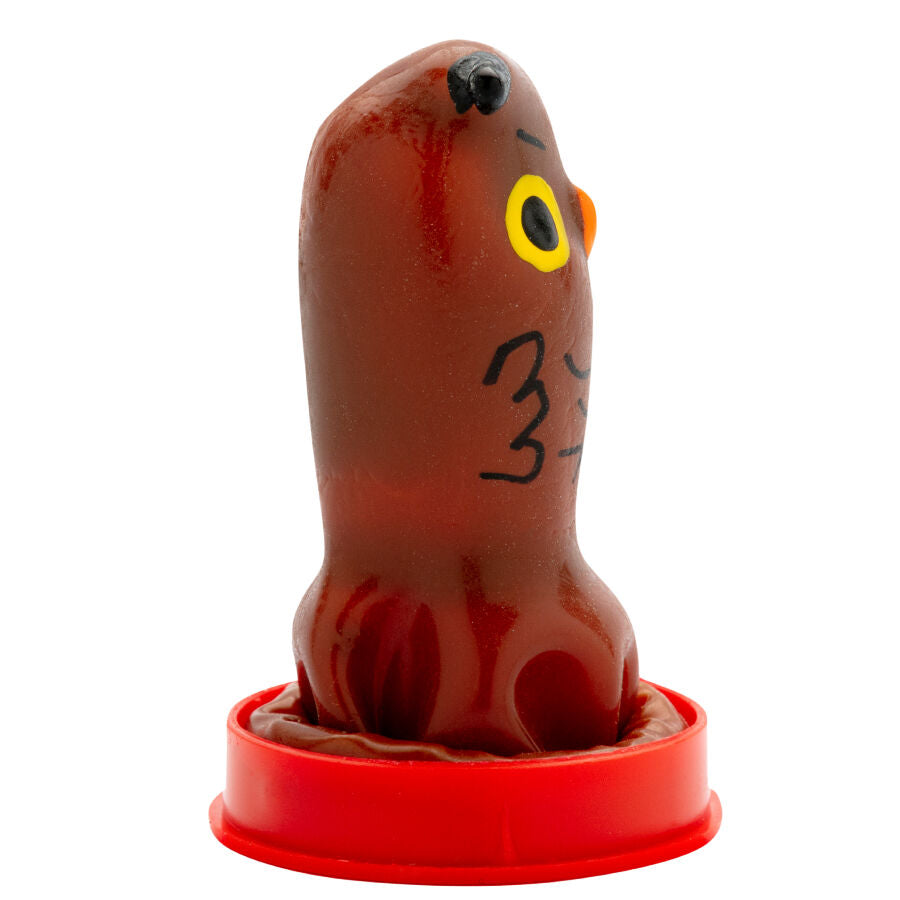 CONDOMERIE – Handbemaltes Neuheitskondom Eule