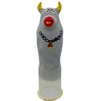 CONDOMERIE – Handbemaltes Neuheitskondom Grauer Stier, XL