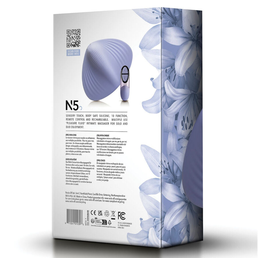 NIYA – N5 MASSEUR INTIME MULTI-USAGES AVEC TÉLÉCOMMANDE