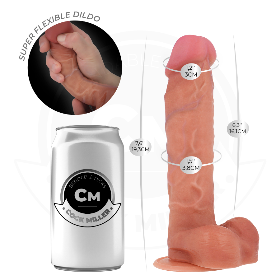COCK MILLER – Hyperrealistic articulated dildo