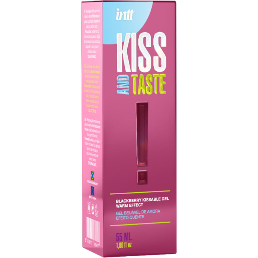 Intt Kissable – Wärmegel mit Brombeergeschmack, 55 ml