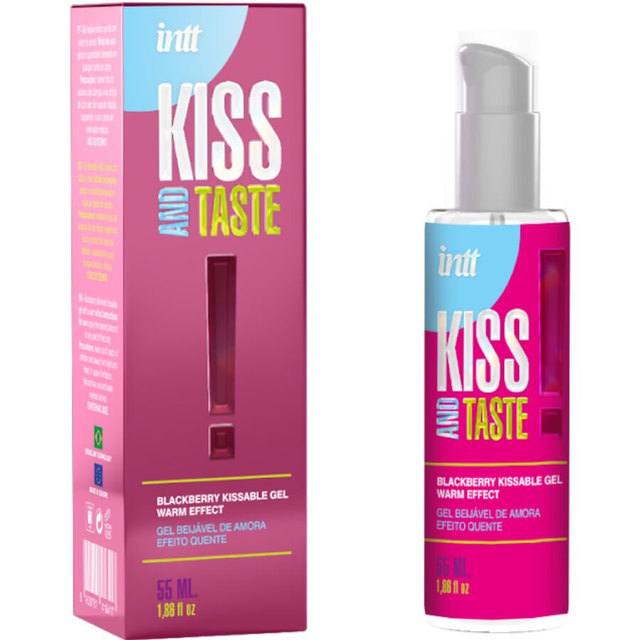 Intt Kissable – Wärmegel mit Brombeergeschmack, 55 ml