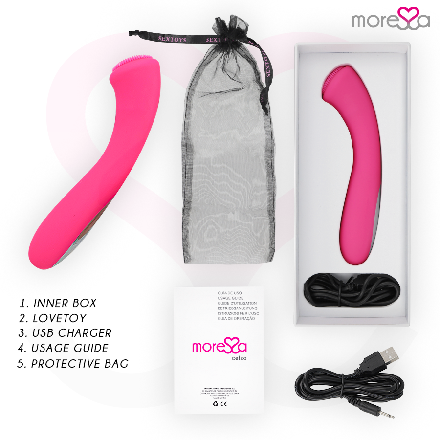 MORESSA Celso – Premium silicone rechargeable