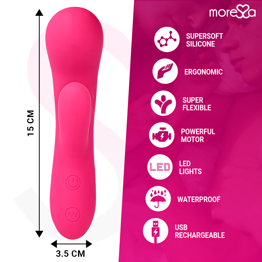 MORESSA Jerry – Rabbit-Vibrator mit 30 Modi, Premium-Silikon – Ansicht 4