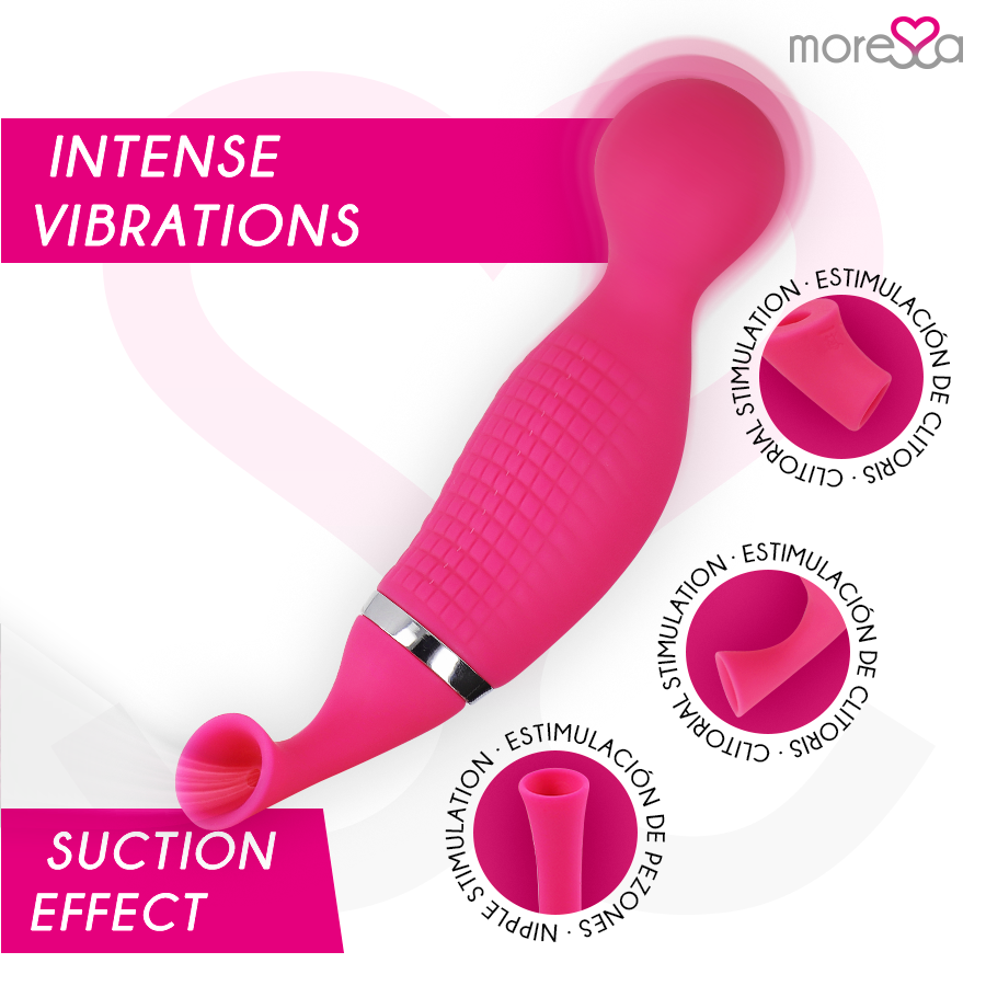 MORESSA Kirk – Dual vibrator with suction, premium silicone