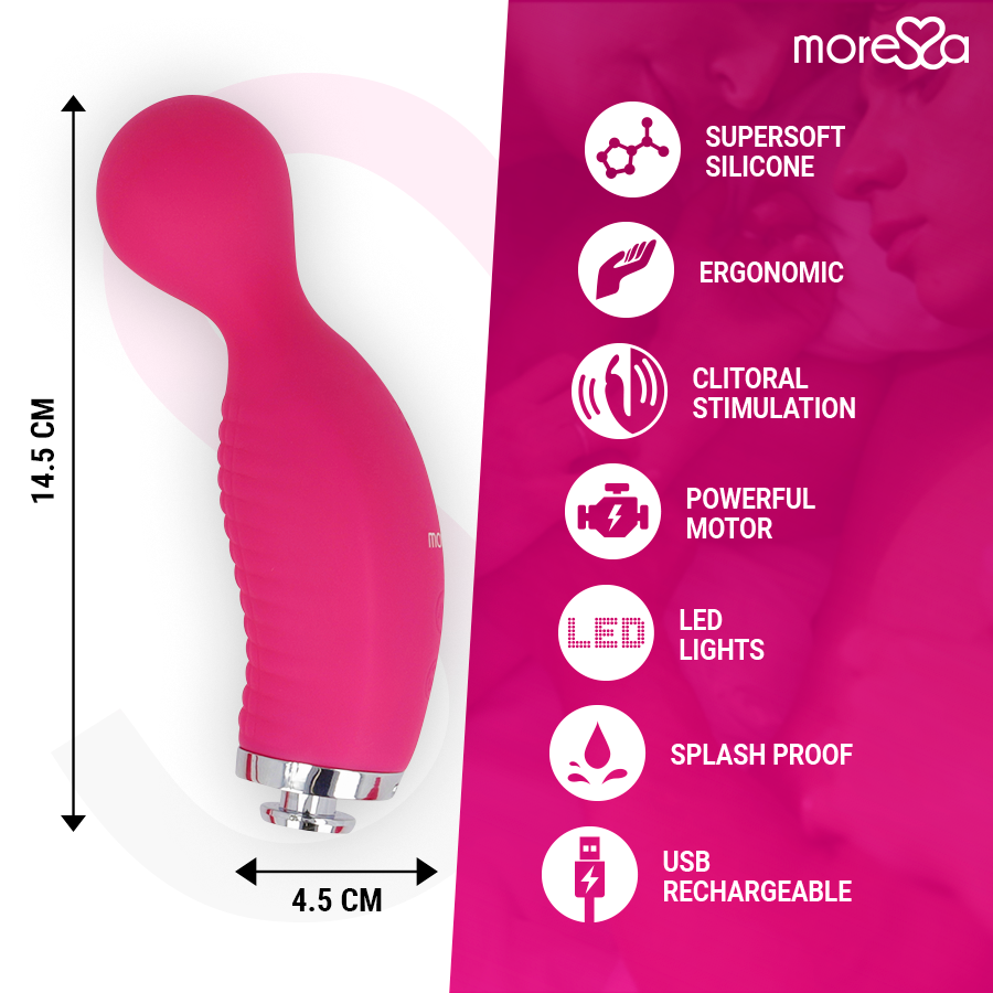 MORESSA Kirk – Dual vibrator with suction, premium silicone