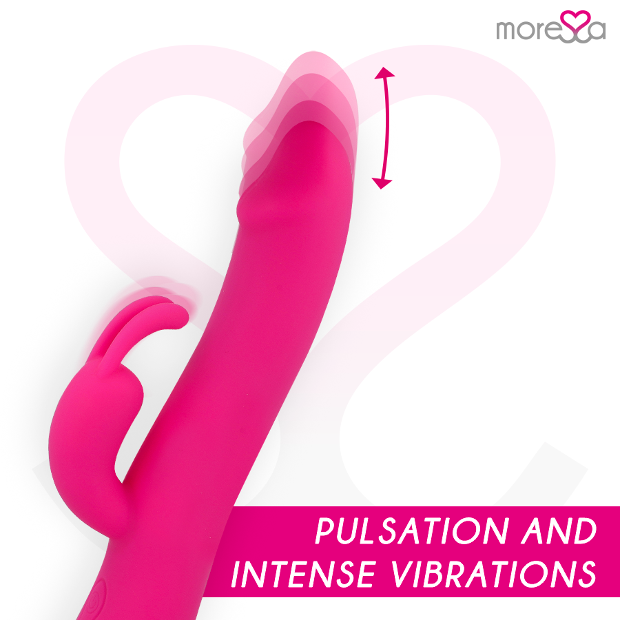 MORESSA Molly – Rabbit-Vibrator mit Puls- und Vibrationsmodi, Premium-Silikon – Ansicht 3