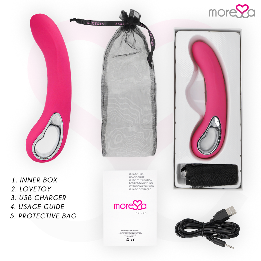 MORESSA Nelson – Premium silicone ricaricabile